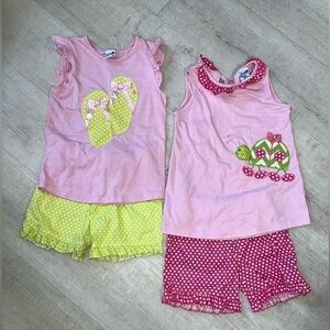 Bailey Boys Shirt and Shorts Set Bundle of 2